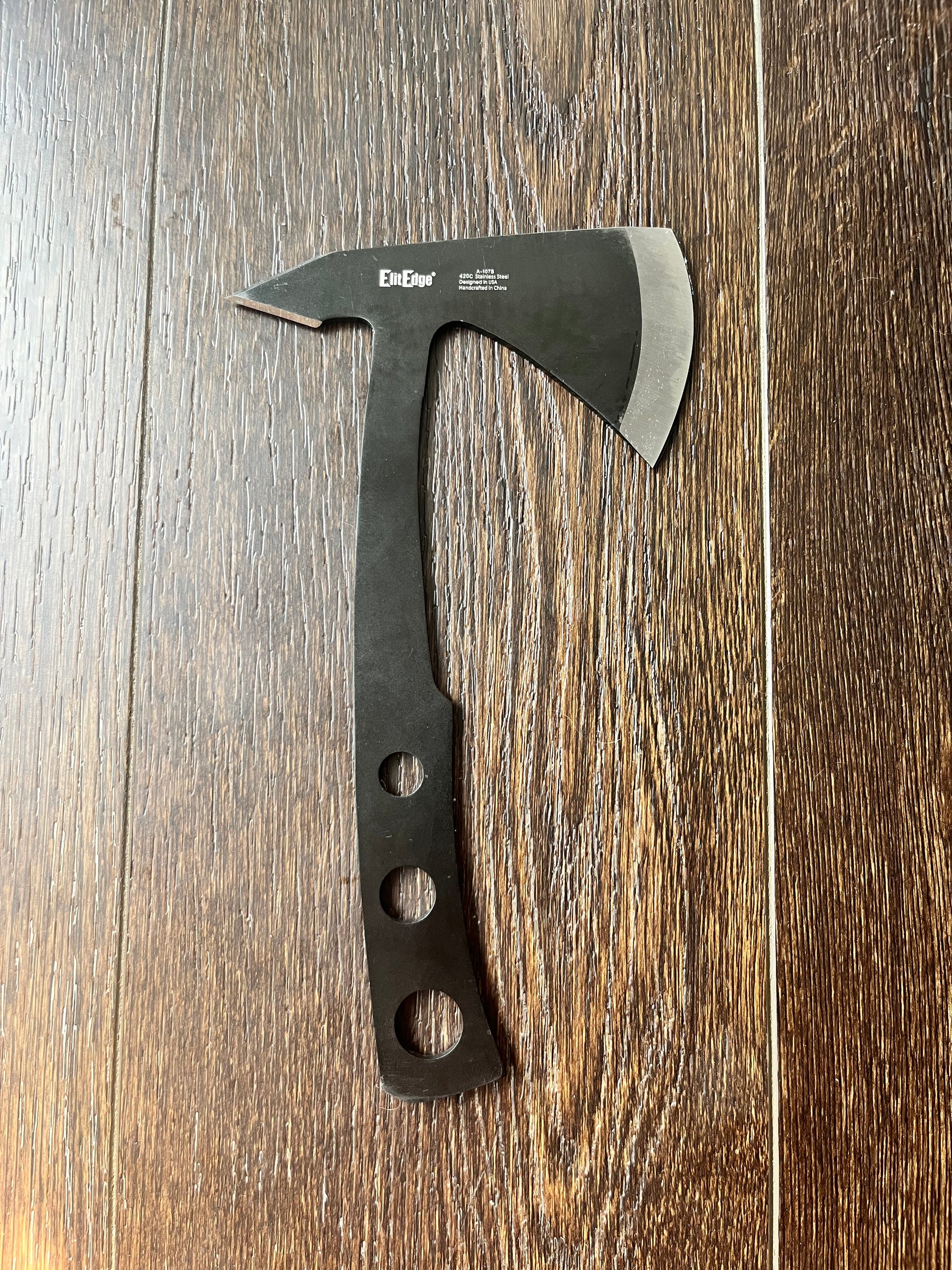 9.5″ Black Tactical Axe Tomahawk Hatchet Throwing Knife