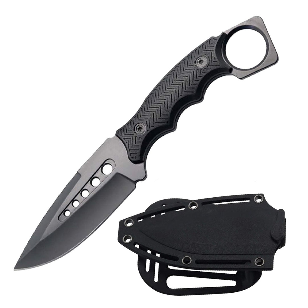8.5″ Fixed Blade Tactical Hunting Knife – ABS Belt-Loop Sheath -From Elit Edge