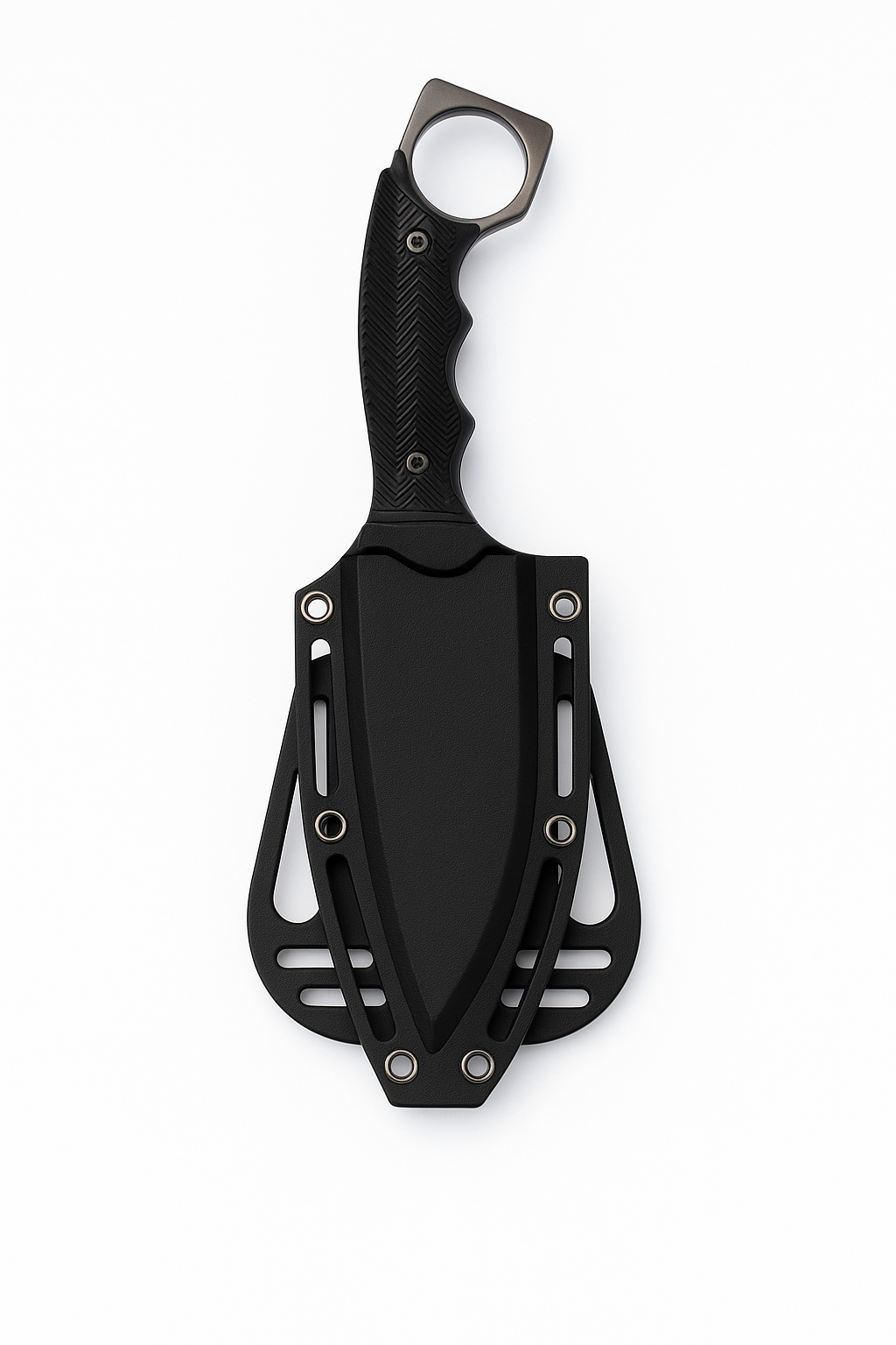 8.5″ Fixed Blade Tactical Hunting Knife – ABS Belt-Loop Sheath -From Elit Edge