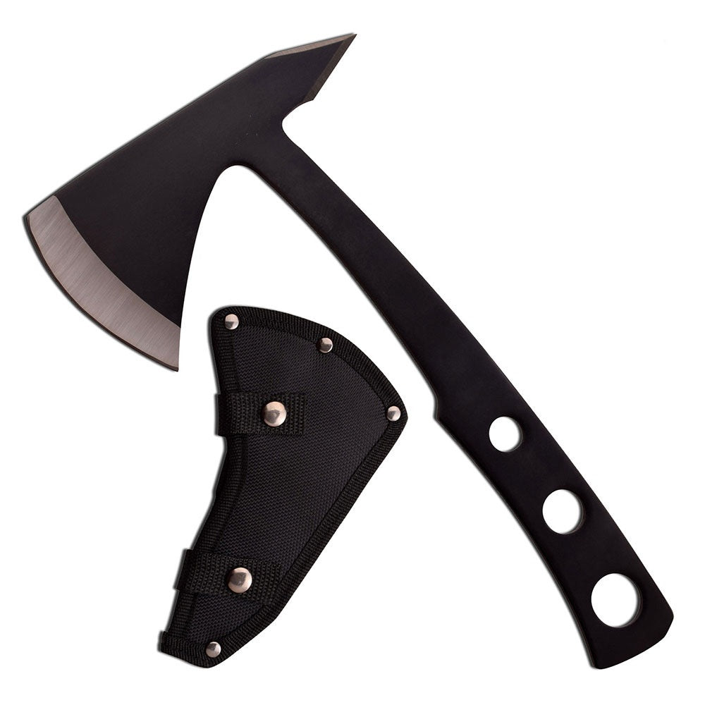 9.5″ Black Tactical Axe Tomahawk Hatchet Throwing Knife