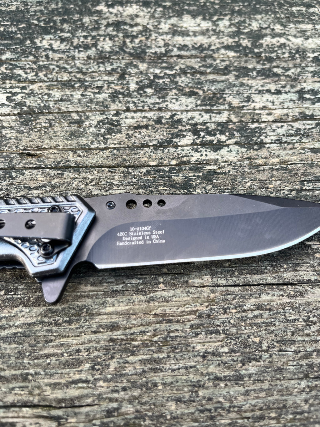 ElitEdge Grey Tactical Rescue Folder – Spring Assist Rescue Knife
