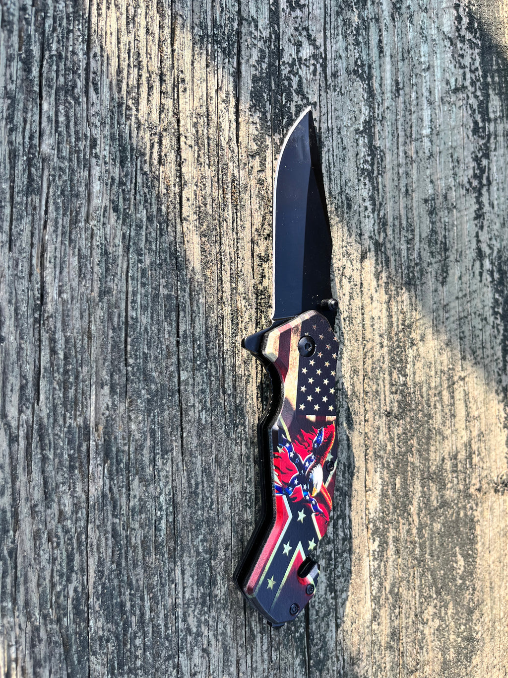 4.75" Closed USA Eagle Design Tactical Rescue Spring Assist Knife