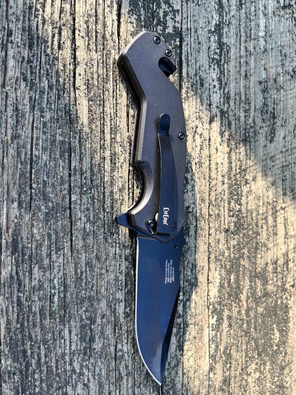 4.75" Closed USA Eagle Design Tactical Rescue Spring Assist Knife